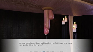 Lana and the Milking Table-Submassive Femdom Lingerie Brunet